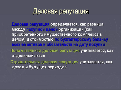деловая репутация